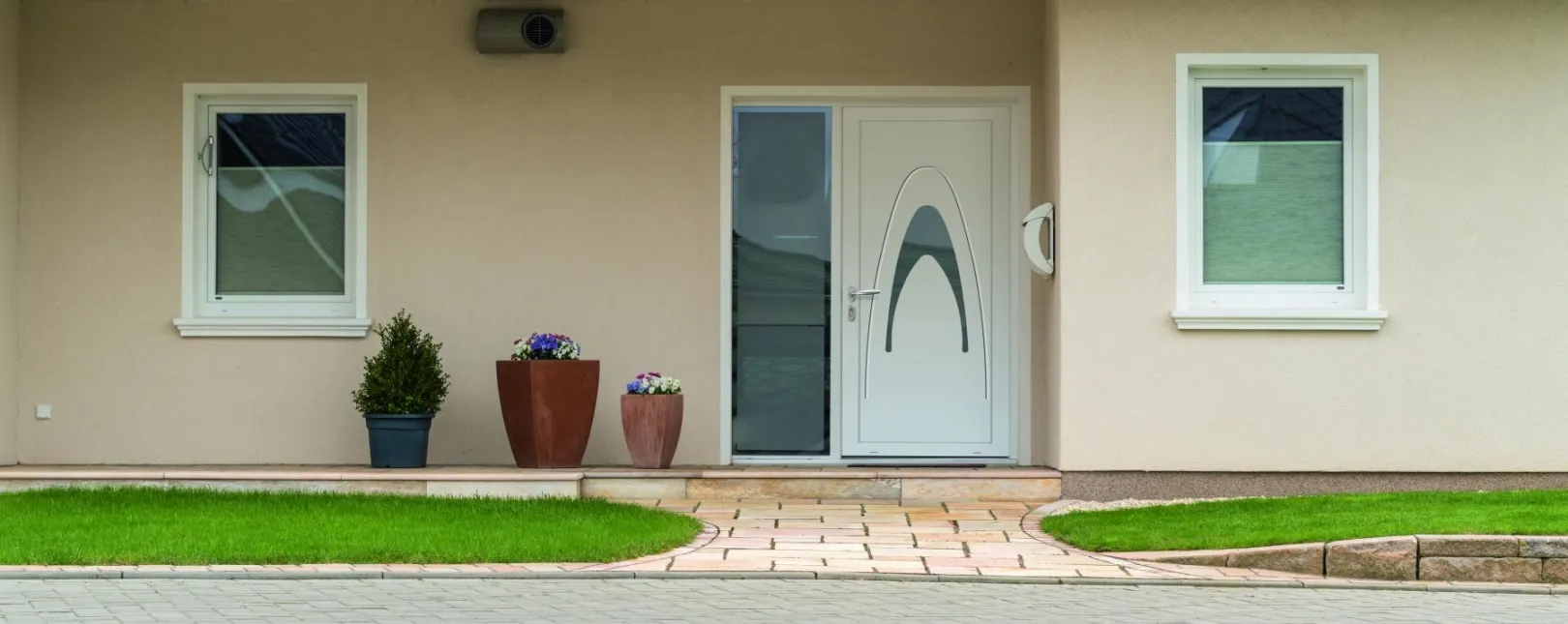 Porte d'entrée PVC
