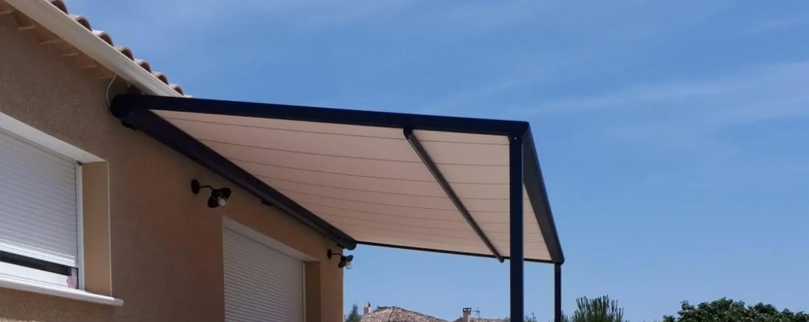 Pergola à toile rétractable