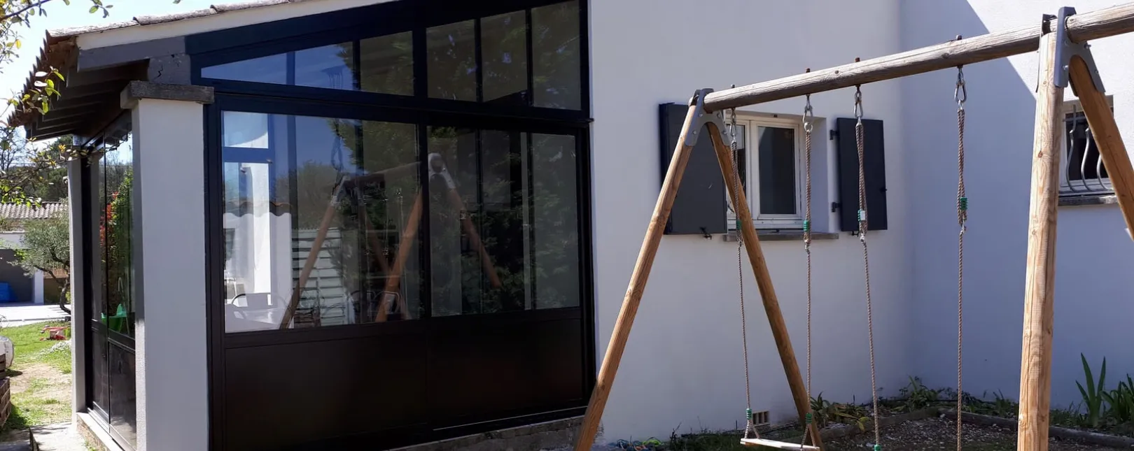 Fermeture de terrasse aluminium à Saint-Geniès-de-Malgoirès