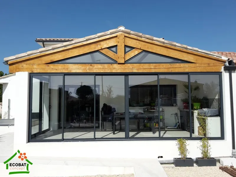 Nîmes - 30000 - Fermeture de terrasse, vérandas avec des menuiseries alu sur mesure - Photo 2