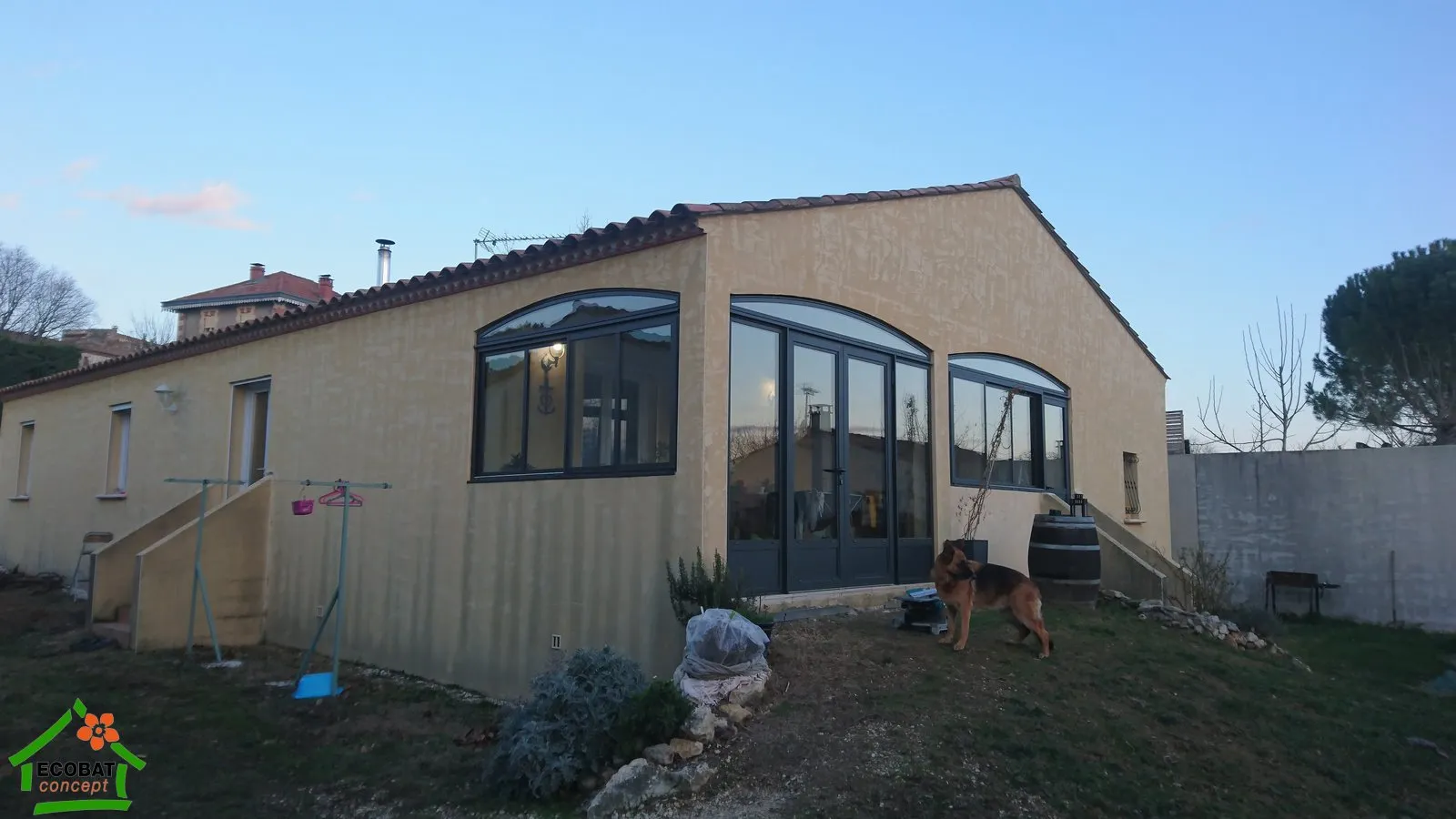 Fermeture de terrasse en aluminium sur mesure à Sauzet - Photo 5