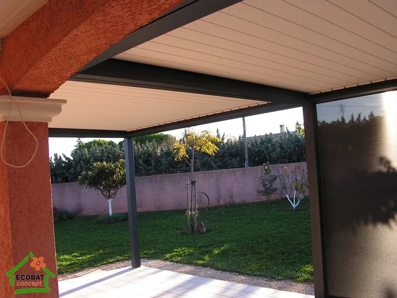 Installation d'une pergola bioclimatique à La Rouvière (30190) - Photo 9