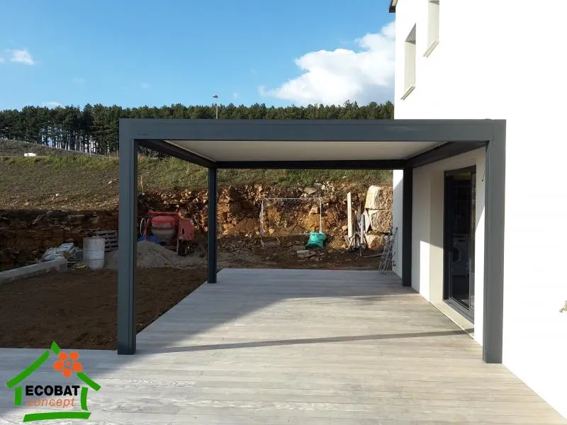 Pose d'une pergola bioclimatique à Mende (48000) - Photo 8