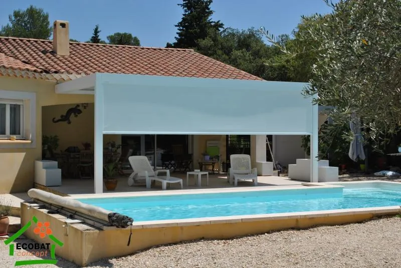 Pose d'une pergola bioclimatique à Nîmes (30000) — réalisation 3 - Photo 5