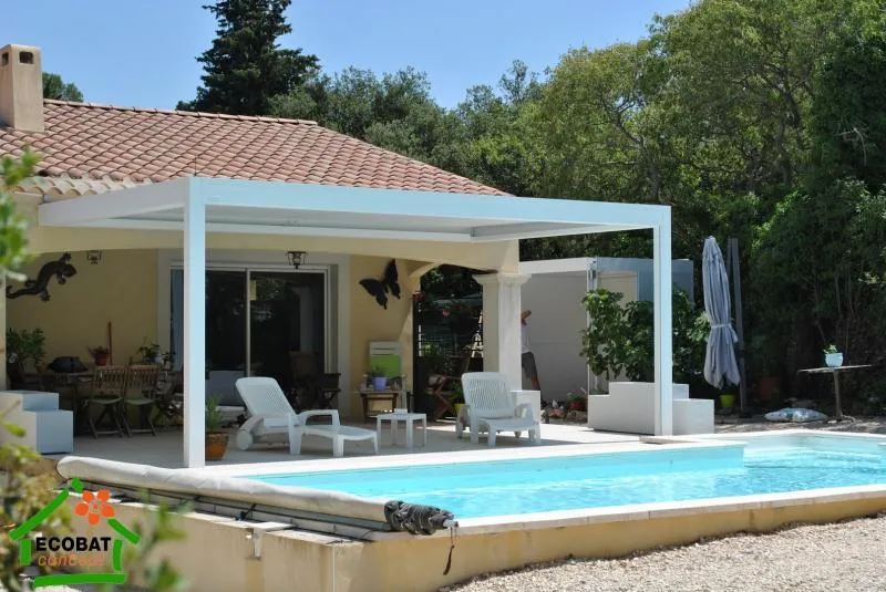Pose d'une pergola bioclimatique à Nîmes (30000) — réalisation 3 - Photo 6