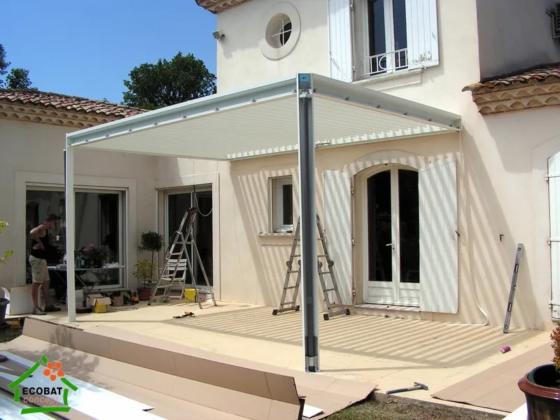 Saint-Geniès-de-Malgoires - 30190 - Pose d'une pergola bioclimatique sur mesure - Photo 10