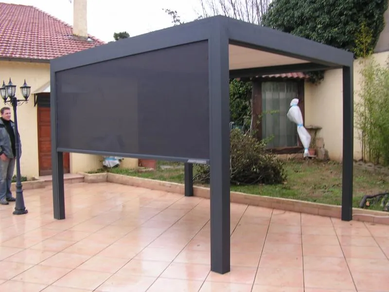 Salindres - 30340 - Pose d'une pergola bioclimatique - Photo 6