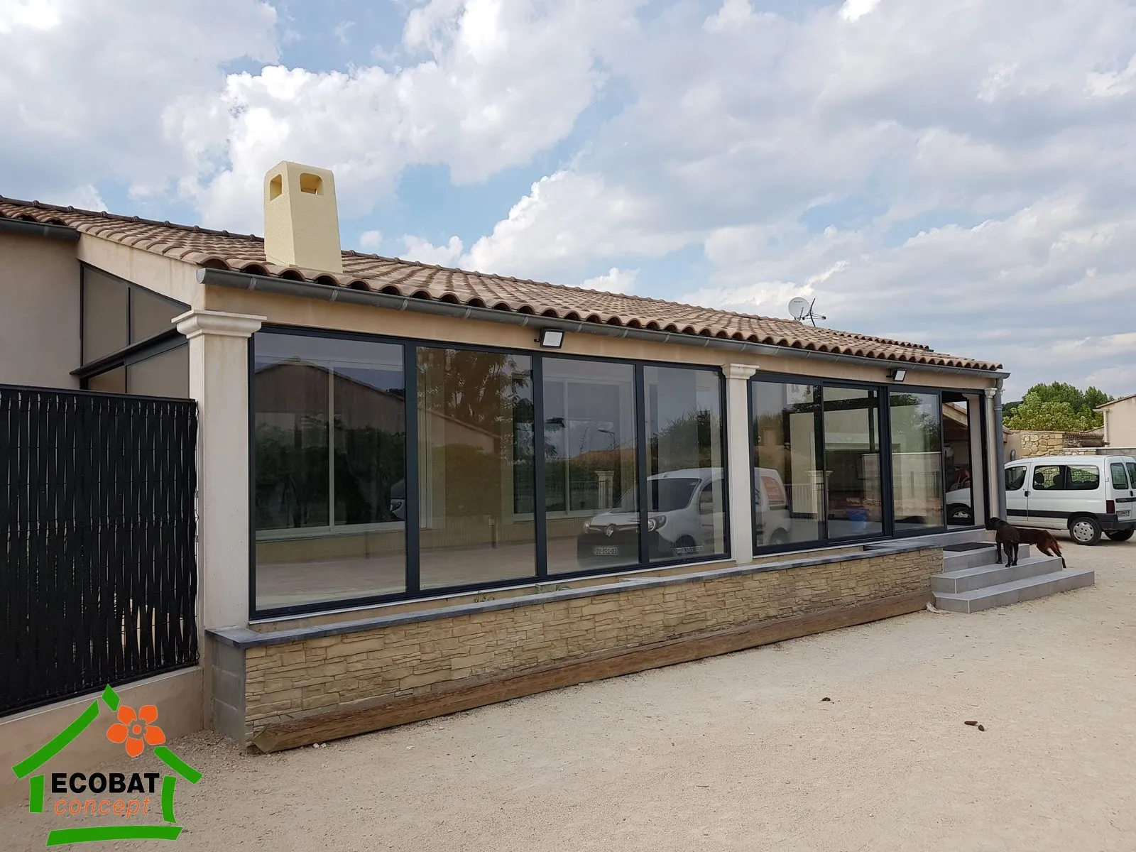 Réalisation d'une véranda terrasse aluminium à Saint-Bauzély - Photo 8