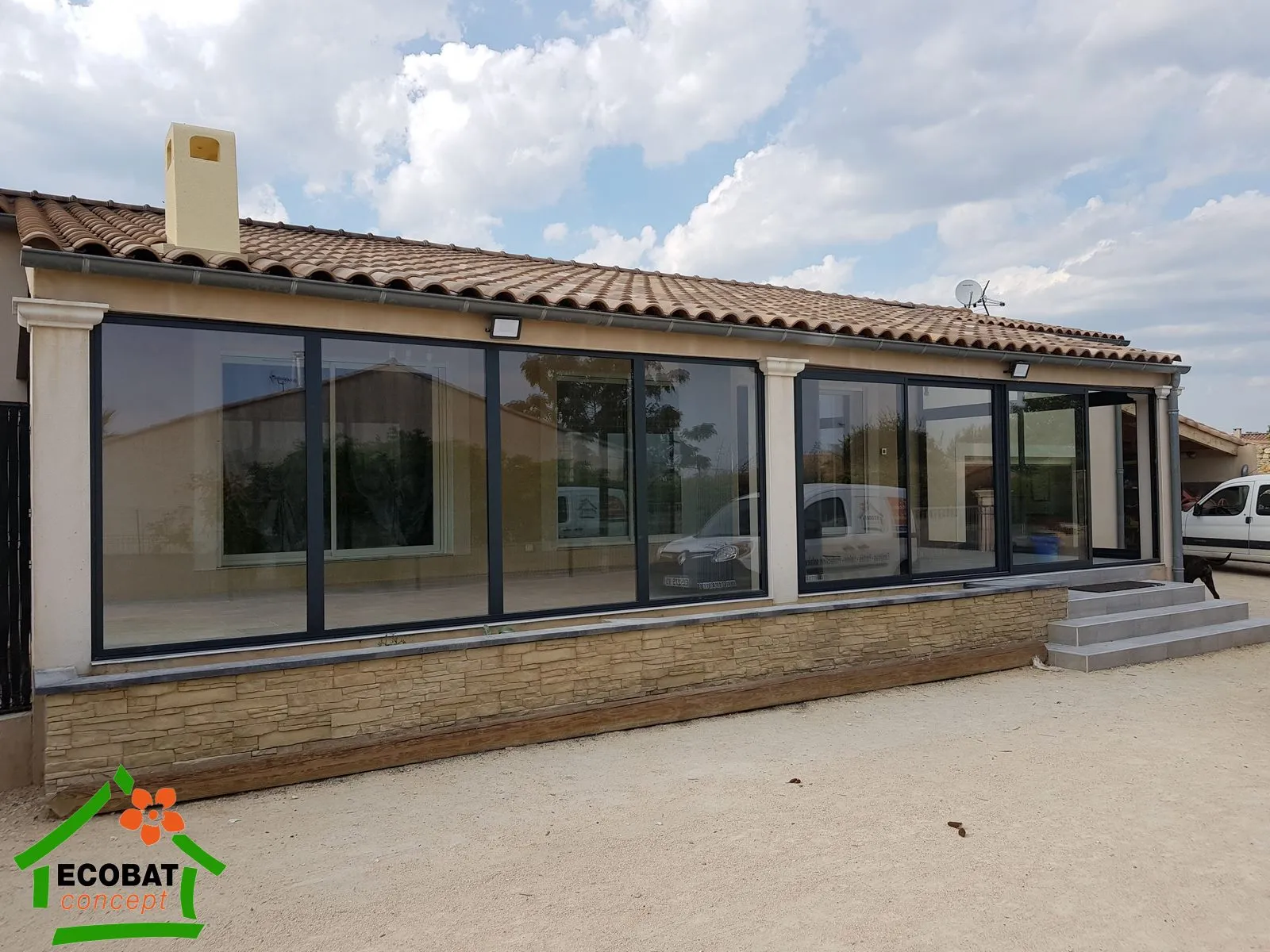 Réalisation d'une véranda terrasse aluminium à Saint-Bauzély - Photo 4