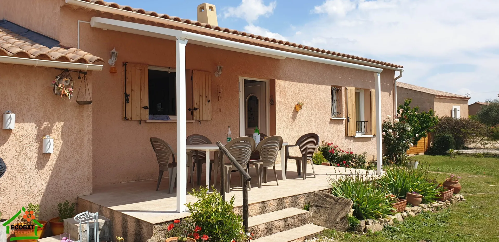 Pose d'un store pour pergola B128 BRUSTOR à Saint-Quentin-la-Poterie - Photo 1