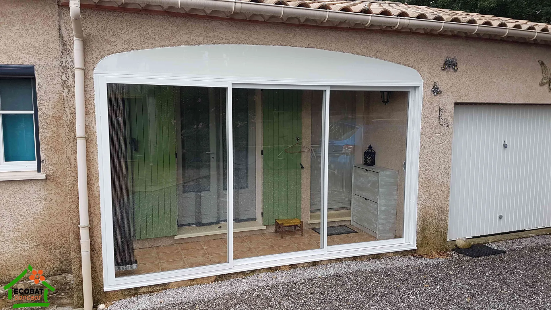 Fermeture de terrasse aluminium à Cruviers-Lascours - Photo 1